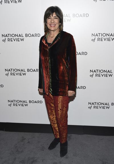 Christiane Amanpour attends the National Board of Review Awards Gala at Cipriani 42nd Street on Tuesday, Jan. 9, 2018, in New York. (Evan Agostini / Invision)