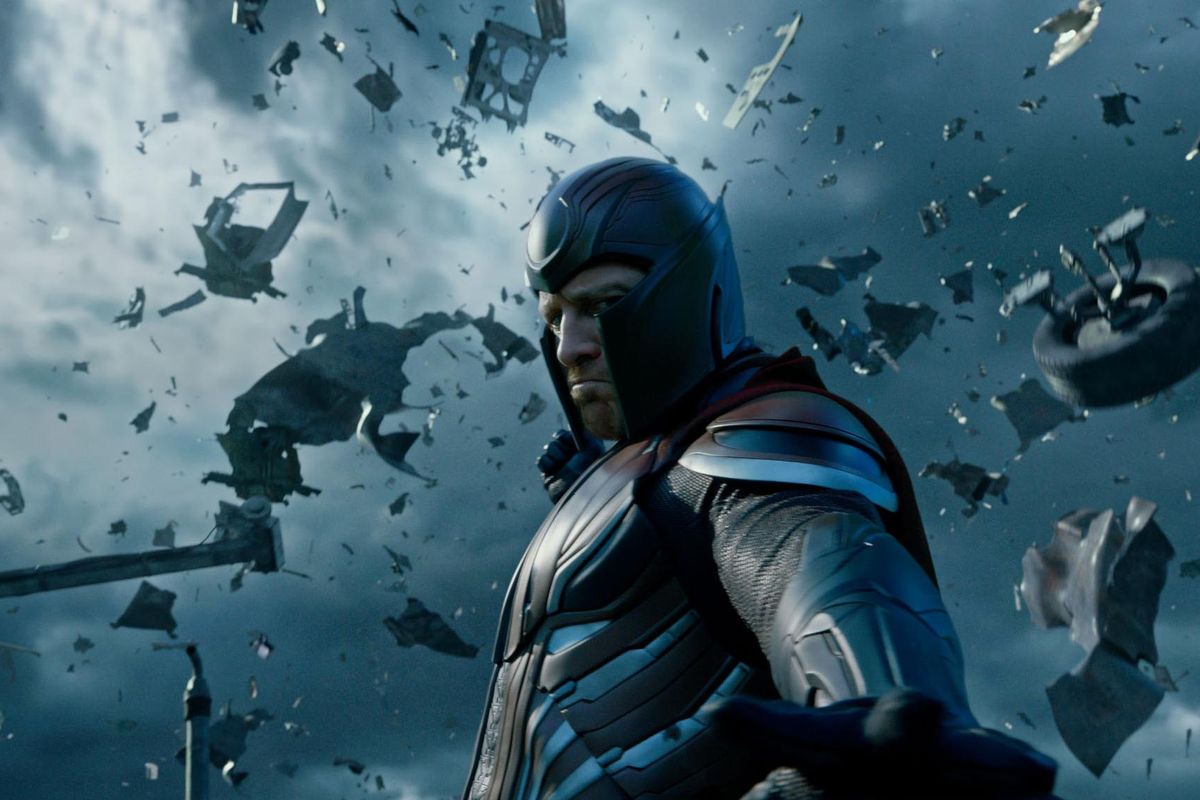 Magneto, portrayed by Michael Fassbender, appears in a scene from, “X-Men: Apocalypse.” (Twentieth Century Fox)