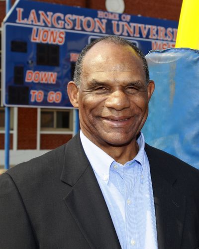 Mike Garrett is the athletic director at Langston University, a historically black college in Oklahoma. (Associated Press)
