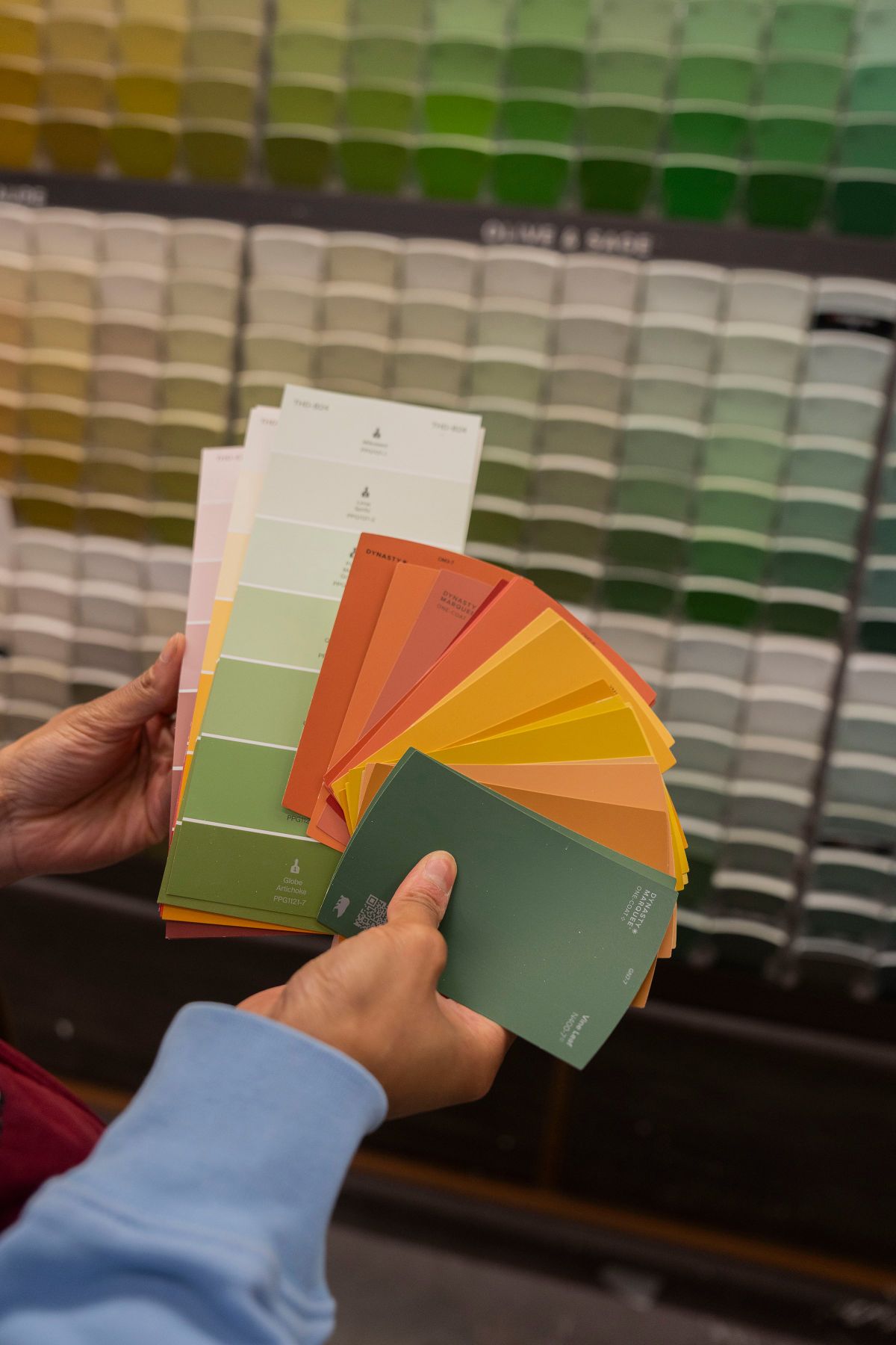 FILE — Paint samples in New York, May 21, 2025. Making design decisions as early as possible allows you to so place orders quickly and make deposits to help set prices. (Hiroko Masuike/The New York Times) (HIROKO MASUIKE)