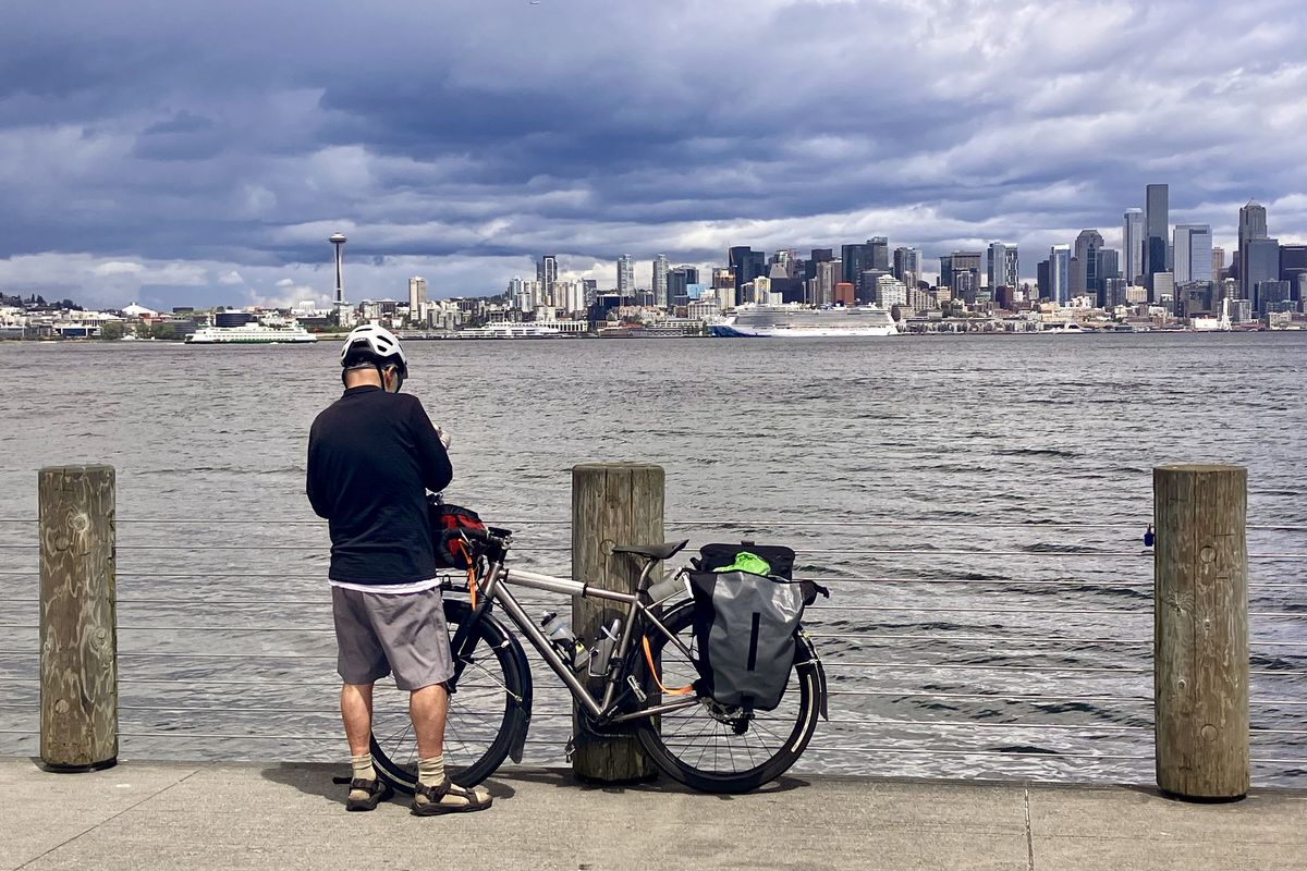 The views of Seattle are beautiful from the West Seattle bike route. (John Nelson)