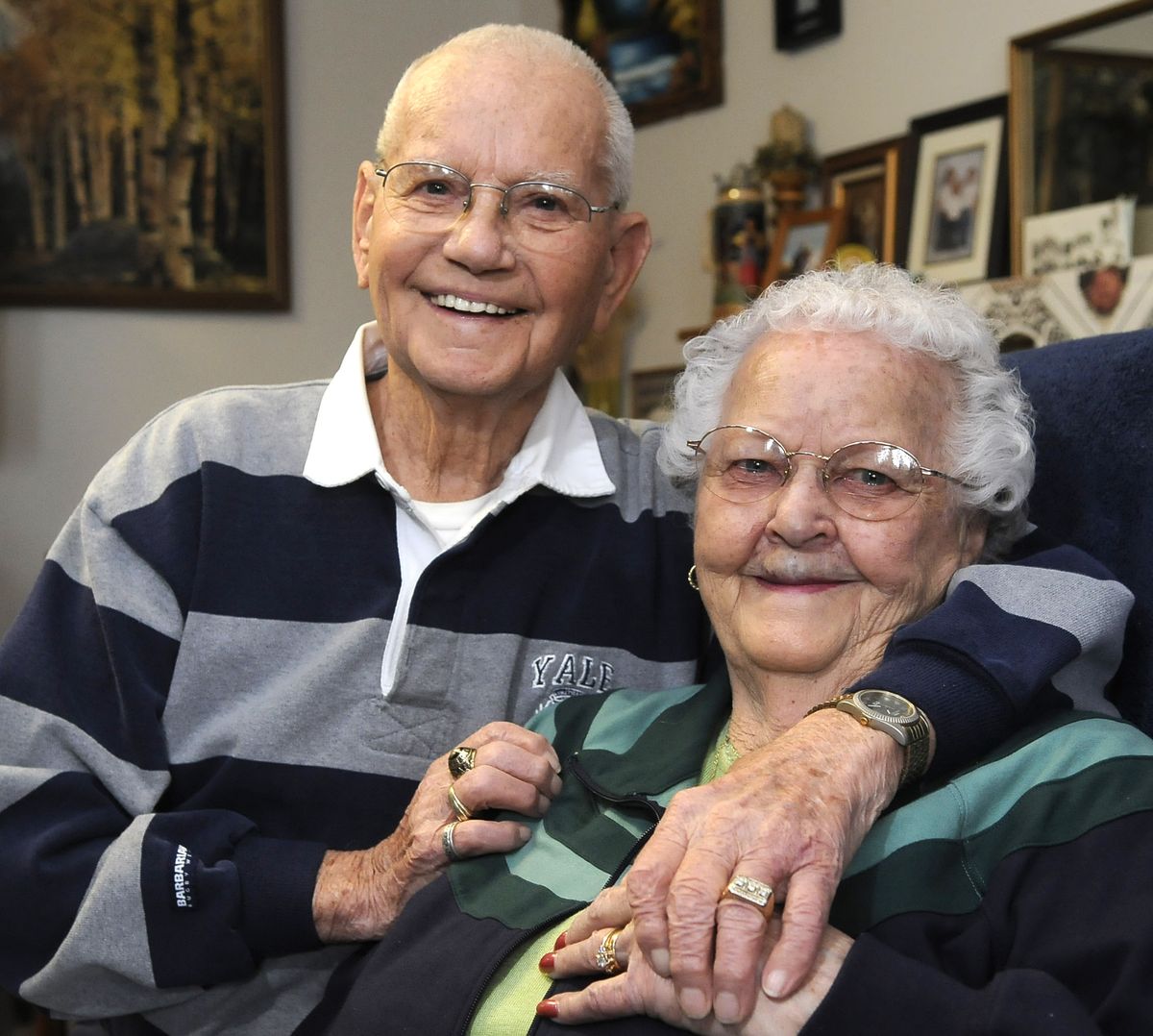 Andy and Teddi Anderson are celebrating 70 years of marriage. (Dan Pelle)