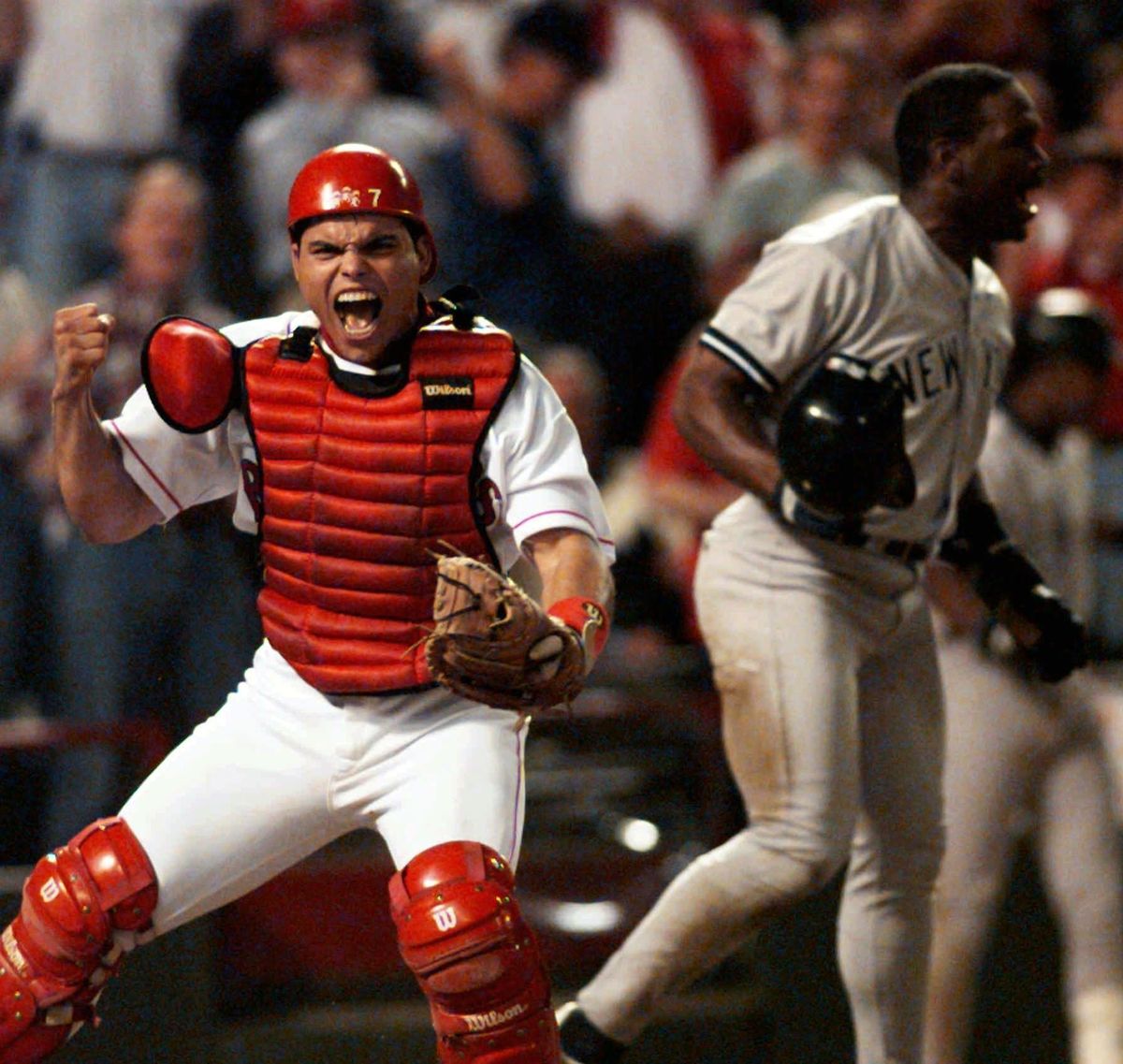Ivan Rodriguez will take his place in the Hall along with Tim Raines and Jeff Bagwell. (ERIC GAY / ASSOCIATED PRESS)