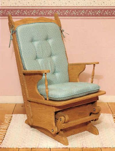
Glider rocker is enjoyable even if you don't have a baby to rock.
 (U-BILD / The Spokesman-Review)