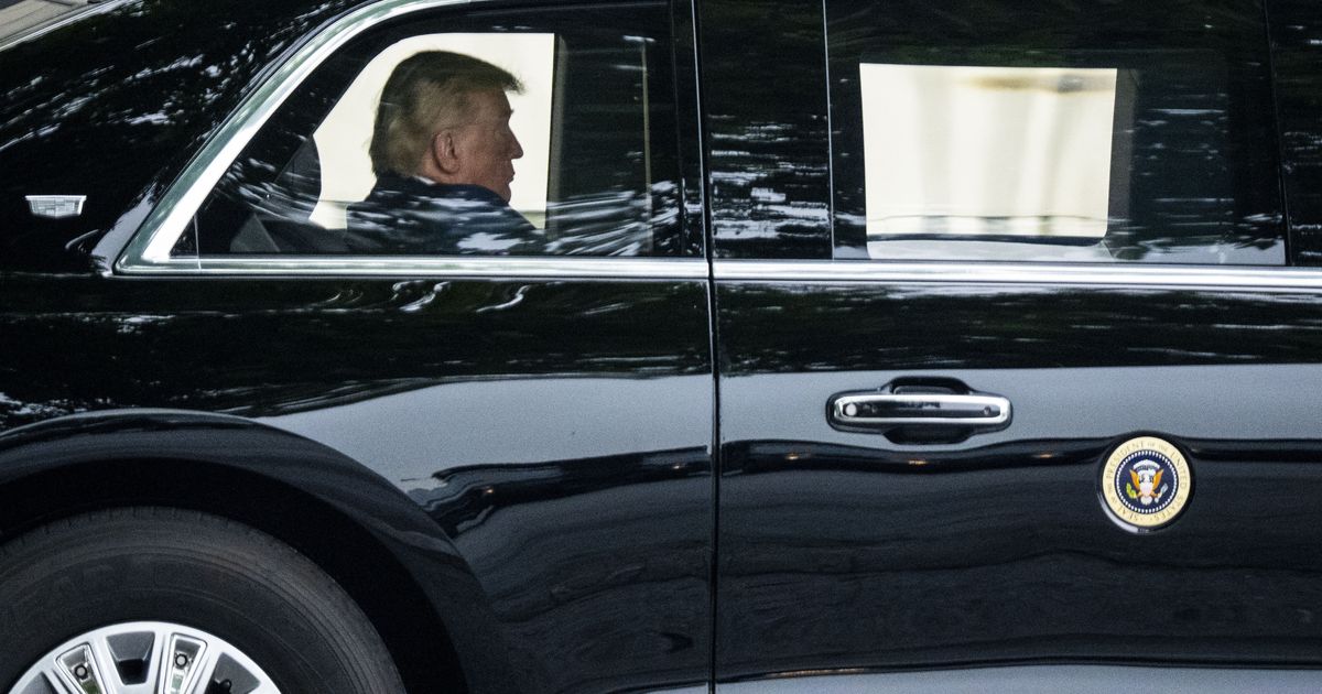 Trump undergoes a physical exam at Walter Reed