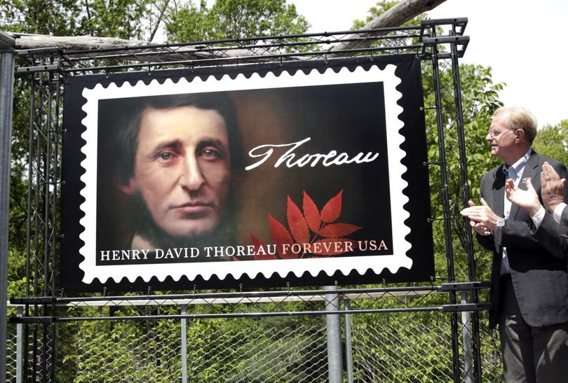 Essayist and poet Henry David Thoreau was born on July 12, 1817. (Elise Amendola / Associated Press)