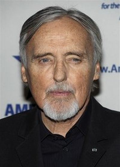 AP – In this Oct. 5, 20909 photo shows Actor Dennis Hopper attending the 2009 National Arts Awards presented …  (The Spokesman-Review)