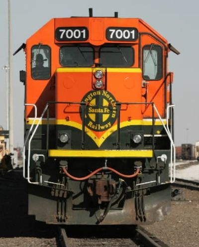 Photo of Burlington Northern Santa Fe train for illustrative purposes. (AP file photo)