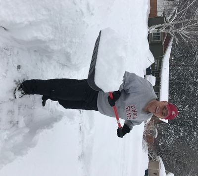 It wasn't that long ago that we were digging out or snowblowing our driveways and sidewalks. Mrs. O snapped this photo Feb. 4.