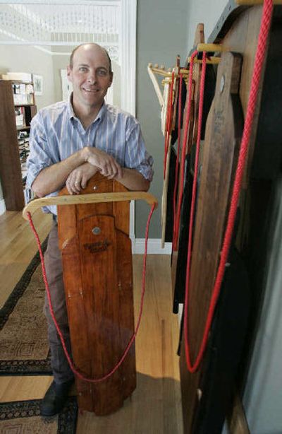 
 Brice Hoskin holds an 