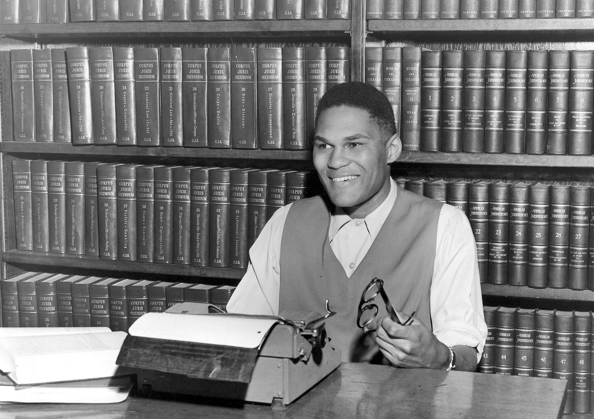 Carl Maxey graduated from Gonzaga University Law School and was an NCAA boxing champion. The Spokesman-Review archive and Northwest Museum of Arts and Culture/Eastern Washington State Historical Society (Photos:  archive and Northwest Museum of Arts and Culture/Eastern Washington State Historical Society / The Spokesman-Review)