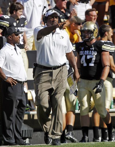 Jon Embree’s Buffaloes have lost to Colorado St., Sacramento St. and Fresno St. (Associated Press)