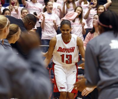 Ebony Gainey was never able to play for Dayton because of a heart condition detected before her freshman season. (Associated Press)