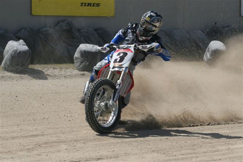 Joe Kopp hard through a turn at Daytona. (Photo courtesy of Joe Kopp Racing) (The Spokesman-Review)