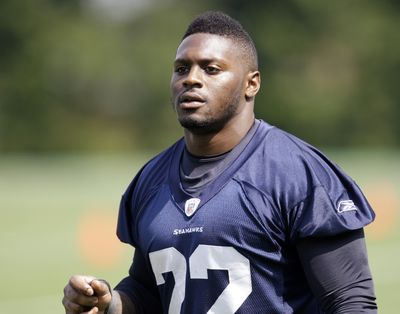 Seahawks’ running back Julius Jones is looking to have a breakout season in Seattle. Coach Mike Holmgren says he will split playing time with Maurice Morris.  (Associated Press / The Spokesman-Review)