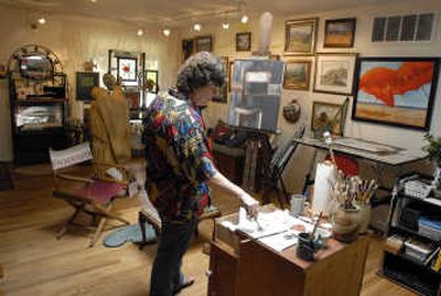 
The Spokesman-Review Heartworks Gallery, in Spokane Valley, is set in a casual home studio in Deb Blahuczyn's living room.
 (J. Bart Rayniak photos / The Spokesman-Review)