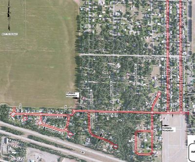 Welch-Comer chip-seal map (Courtesy: City of Coeur d'Alene)