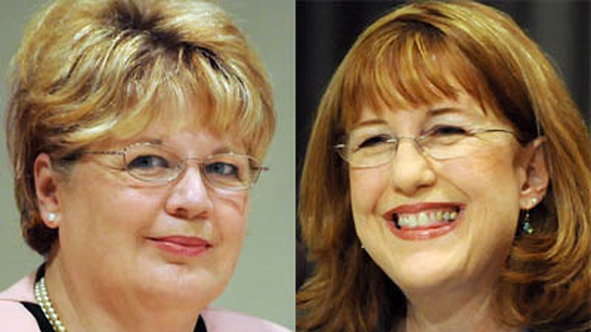 Nancy McLaughlin and Karen Kearney debate