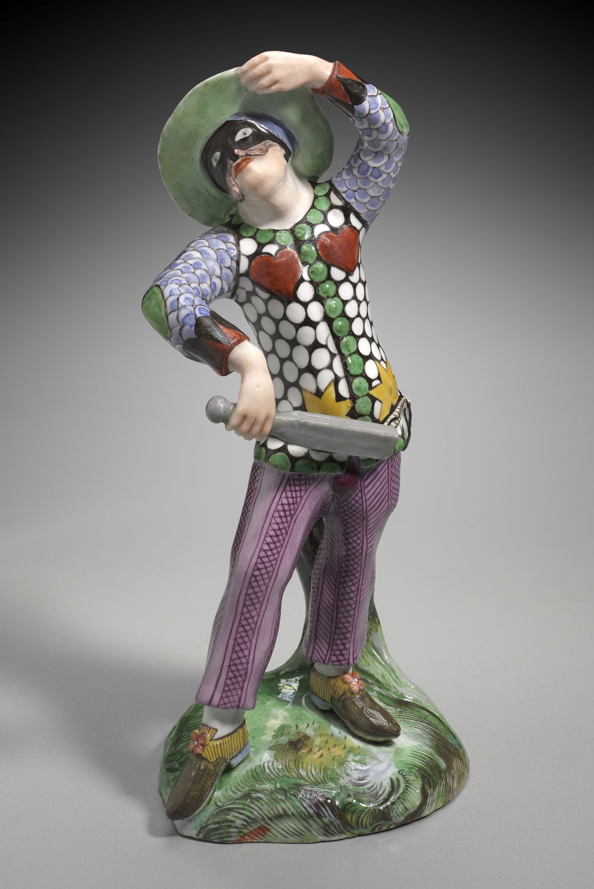 This 18th century figurine was one of several given to the MFA in Boston in recent years by art collectors in New York. Research revealed that the collection had belonged to Emma Budge, a Jewish woman living in Germany. The figurines were sold shortly after her death in 1937. The Nazis later prevented Budge’s heirs from collecting the money from the sale.  (Museum of Fine Arts Boston)