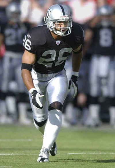 
Oakland Raiders free safety Rod Woodson is third on the NFL's all-time interception list.
 (Associated Press / The Spokesman-Review)