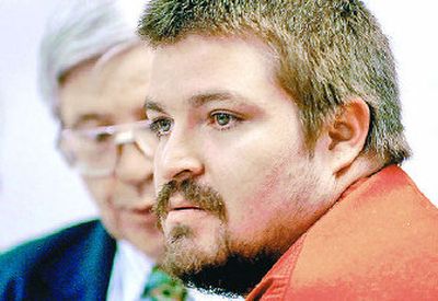 Victor Leon Jr. awaits sentencing on Tuesday.
(Kathy Plonka / The Spokesman-Review)