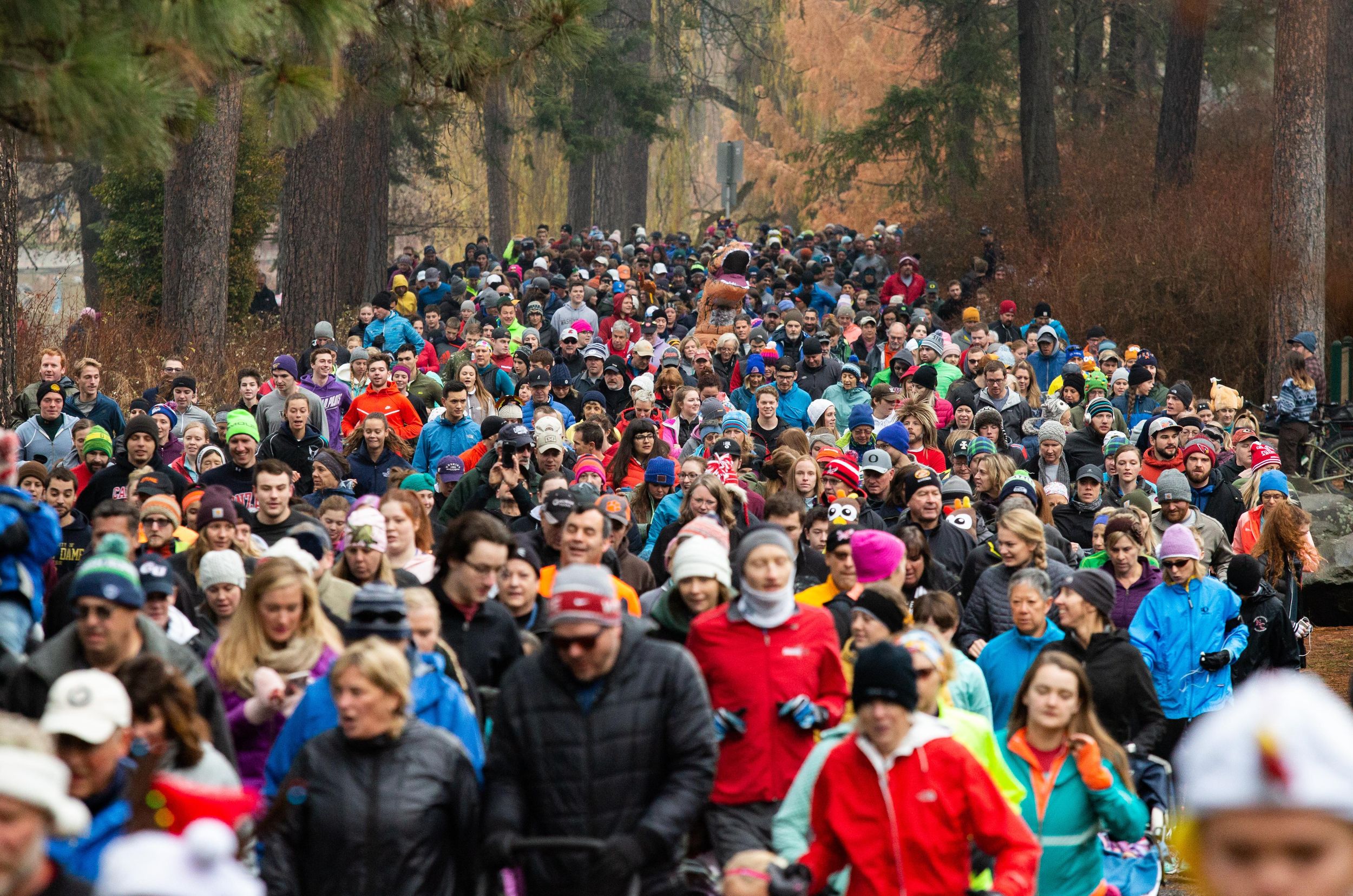 Runners Brave Brisk Temperatures For Annual Turkey Trot | The Spokesman ...