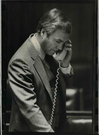 Former Rep. Dick Barrett, shown here in 1981, has died at age 91.  (Cowles Publishing)