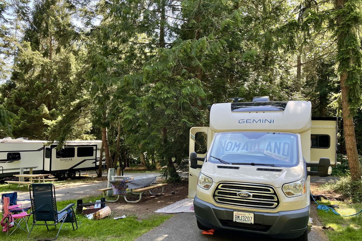 Camping close to home at Larrabee State Park south of Bellingham. (Leslie Kelly)