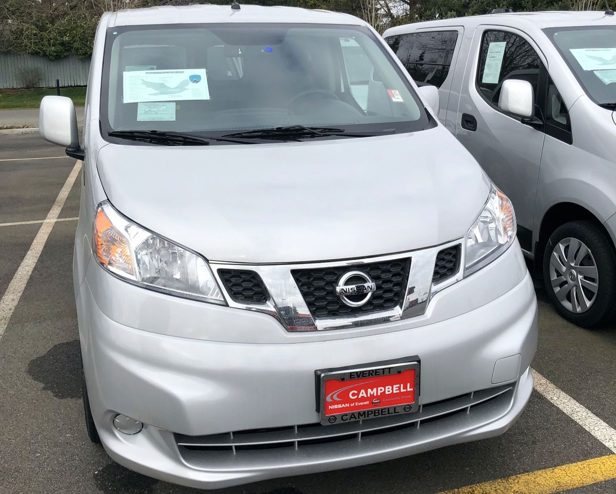 The Free Bird is a Nissan NV, converted to a tiny home on the road.  (Leslie Kelly)