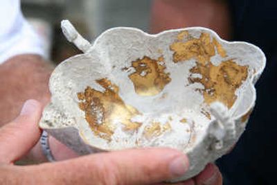 Michael DeMar found this  chalice   in a salvage effort off of Key West, Fla. Courtesy of Guy M. Zajonc
 (Courtesy of Guy M. Zajonc / The Spokesman-Review)