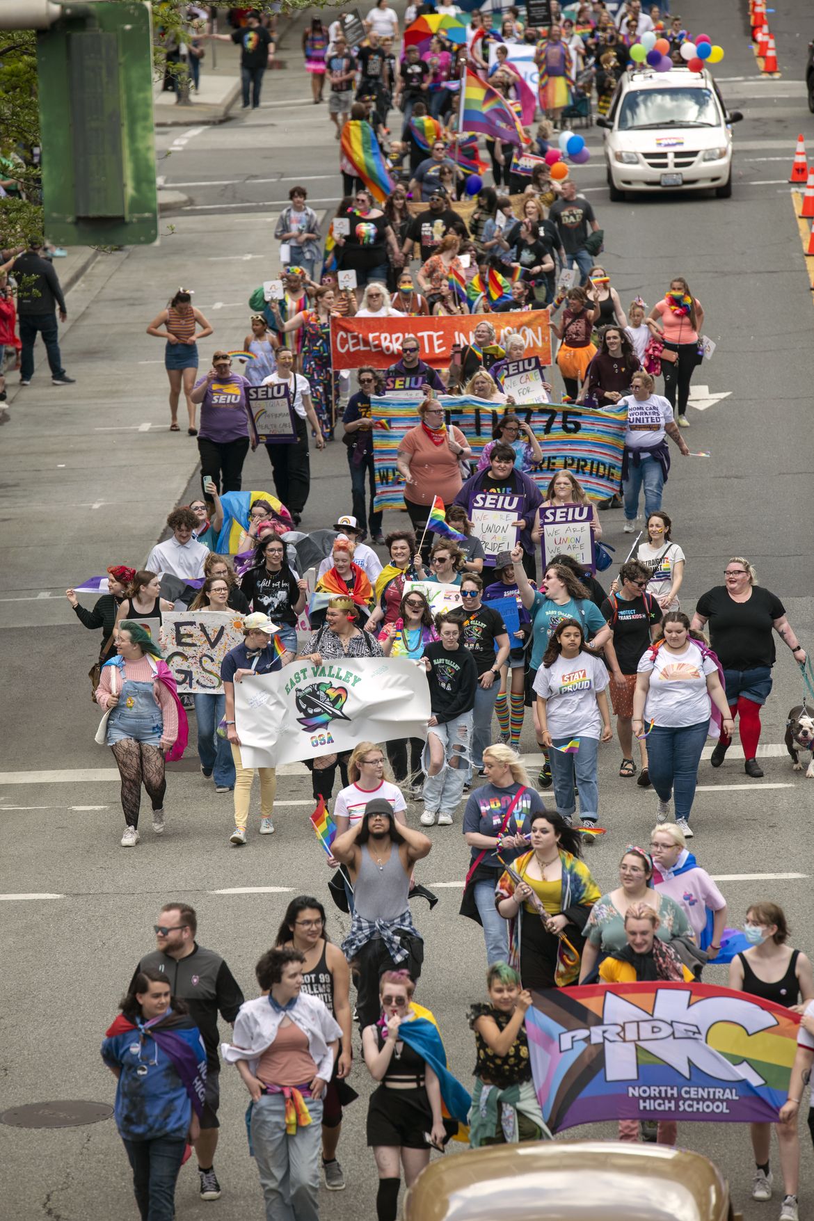 Rainbows without the rain Spokane Pride returns to the streets in 2022