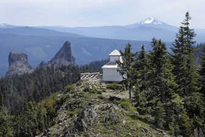 
Hershberger Lookout sits atop Hershberger Peak in the Rogue River Siskiyou National Forest  near Onion Creek, Ore. The lookout was built in 1925 and is being restored as a rental. Associated Press
 (Associated Press / The Spokesman-Review)