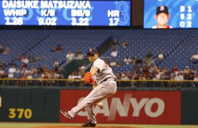 
Boston pitcher Daisuke Matsuzaka could be opening the 2008 season in Tokyo. Associated Press
 (Associated Press / The Spokesman-Review)