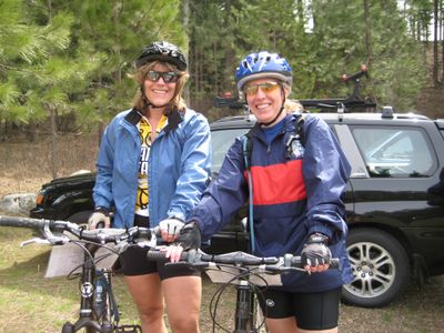 Sandy Forsman and Wendy Gerard rode as a team at Newman Lake last April  in a spring Trailquest event. Photo courtesy of Ken Bell (Photo courtesy of Ken Bell / The Spokesman-Review)