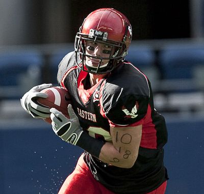 Eastern Washington defensive back Matt Johnson was selected by the Dallas Cowboys with the last pick of the fourth round in the 2012 NFL Draft. (Associated Press)