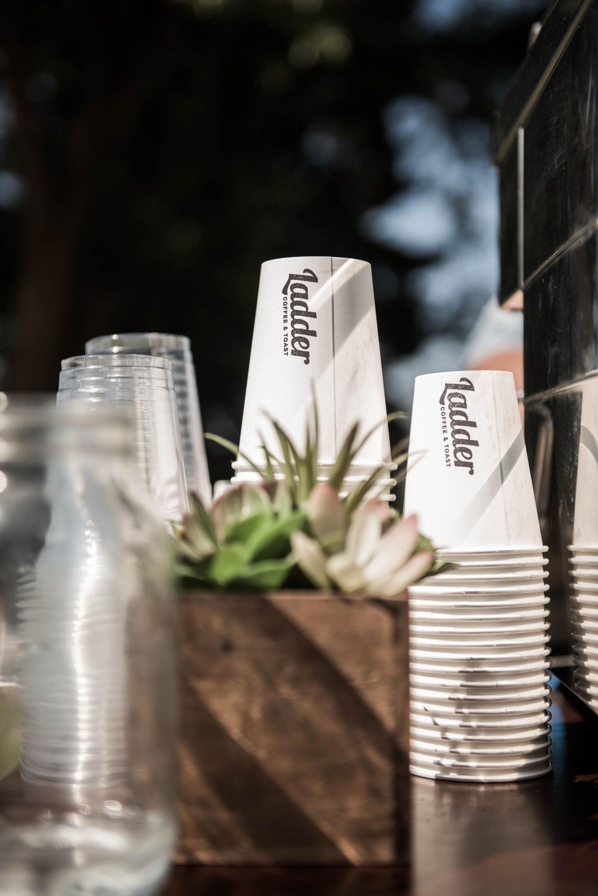 Ladder Coffee and Toast is a pop-up coffee shop in the Five Mile area. Business partners Aaron and Katie Rivkin and Mark and Kalyee Cramm eventually hope to open a brick-and-mortar shop that offers a second chance to those who need one. (By Shawn Campbell)