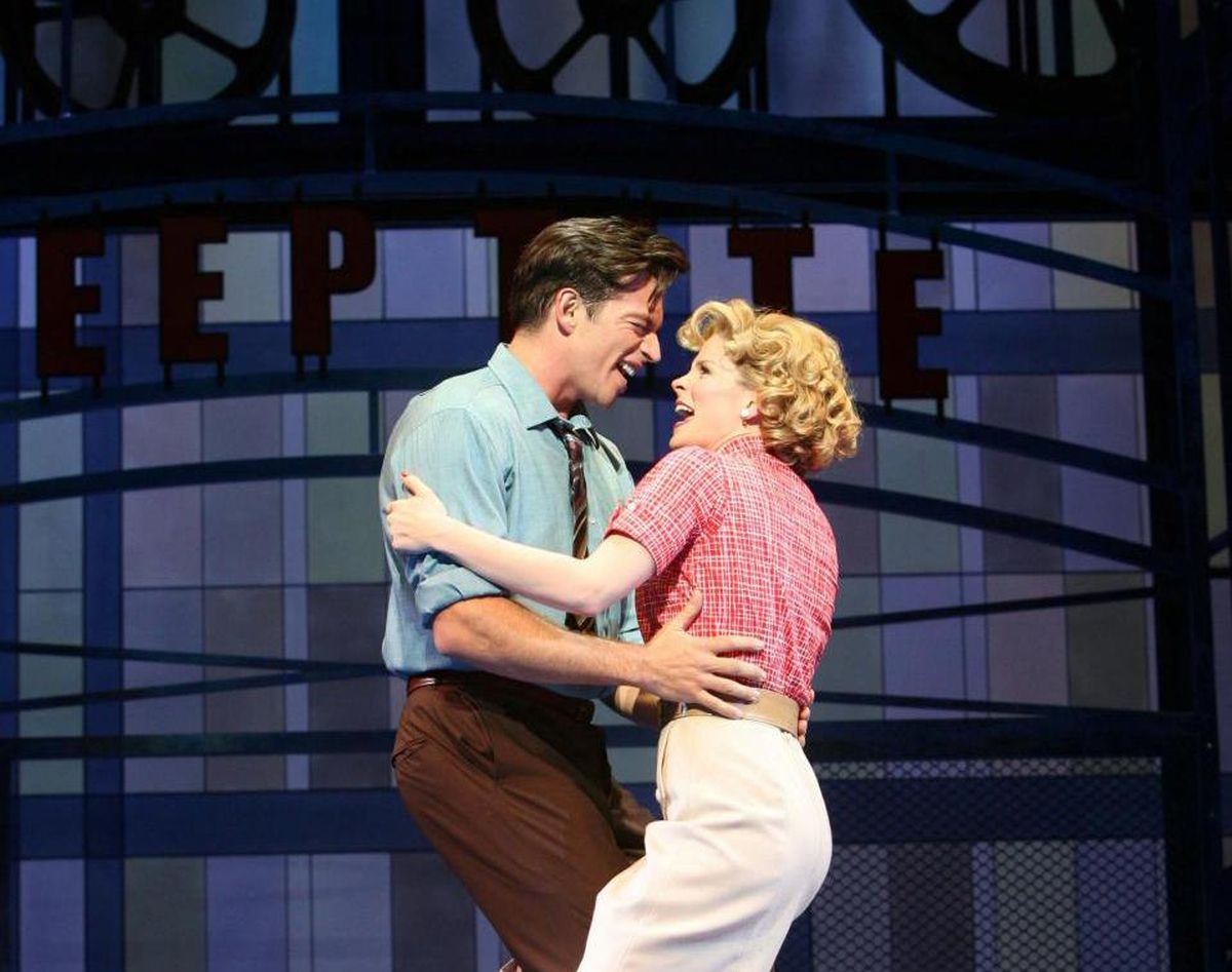 Harry Connick Jr. with Kelli O’Hara in the Roundabout Theatre Company’s “The Pajama Game.” (Courtesy of www.harryconnickjr.c / Courtesy of www.harryconnickjr.com)