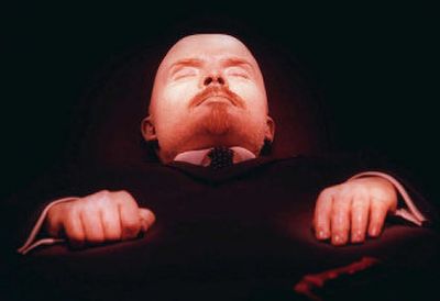
 Vladimir Lenin, founder of the Soviet Union, lies embalmed in his tomb in Moscow's Red Square. Now, nearing the 15th anniversary of the death of the Soviet Union, a debate is brewing about whether it's time to bury him.
 (Associated Press / The Spokesman-Review)