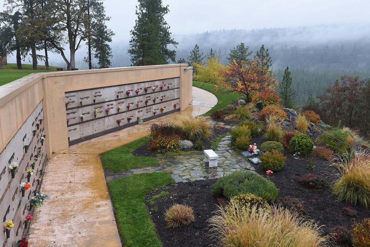 At Fairmount Memorial Park in Spokane Thursday, Oct. 27, 2016, burial practices include traditional burial, above-ground mausoleums and niches in columbarium walls for cremated remains. Recently, Pope Francis clarified the Catholic Church