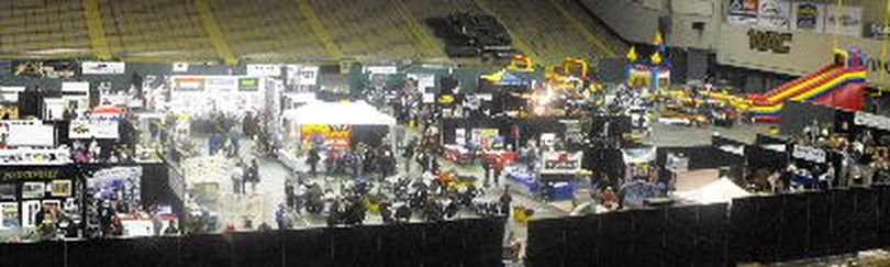 The view from the top of the Kibbie Dome stairs...I smell awesome-ness. (Chloe Rambo)