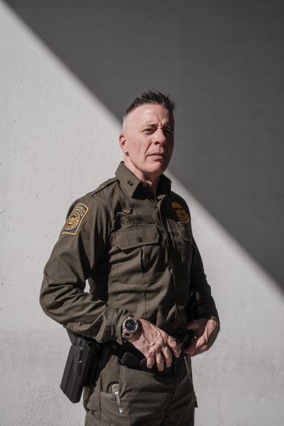FILE -- Gregory Bovino, a senior Border Patrol official, at the Federal Building in Los Angeles, Aug. 20, 2025. Bovino, the combative border official empowered by the Trump administration to run major immigration operations across the United States, plans to retire in the coming weeks, he told The New York Times on Monday, March 16, 2026. (Gabriela Bhaskar/The New York Times)  (GABRIELLA BHASKAR)
