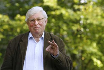 
Gerhard Ertl arrives for a news conference on Wednesday after he won the 2007 Nobel Prize in chemistry. Associated Press
 (Associated Press / The Spokesman-Review)