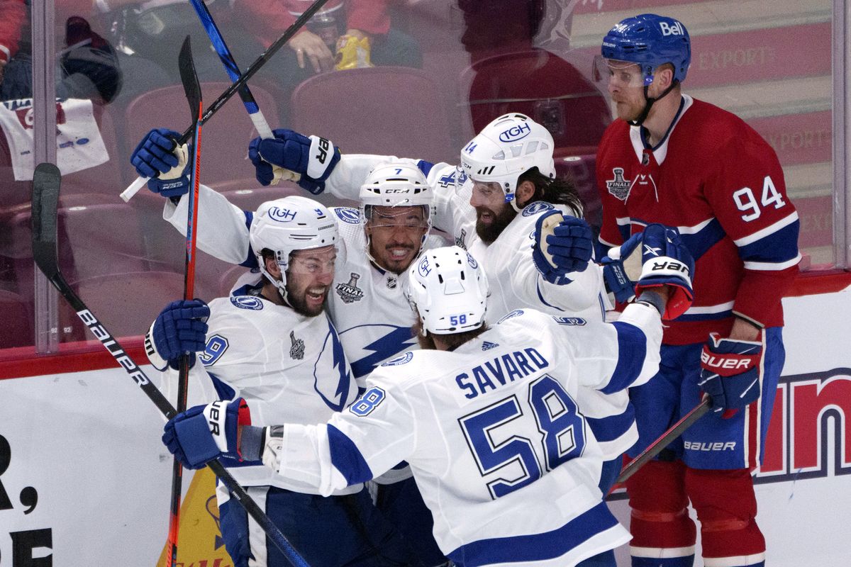 Lightning strike: Beat Canadiens 6-3 behind two goals from Tyler Johnson in  Game 3 of Cup Final