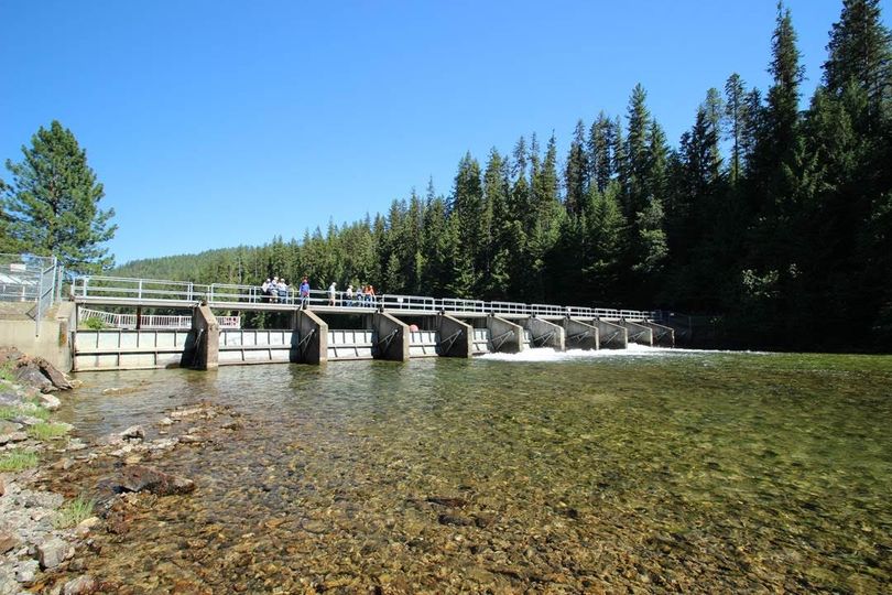The Priest Lake outlet dam, for which a state study has recommended major upgrades. (Idaho Dept of Water Resources)