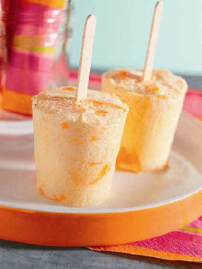 
Making healthy food choices is a habit that will last a lifetime. For starters, try making some of these delicious Peachsicles. 
 (AHA / The Spokesman-Review)