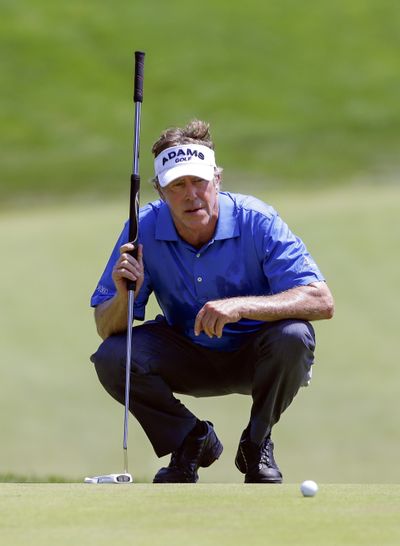 Michael Allen’s five-shot lead after 36 holes at the Omaha Country Club is the largest in the 34-year history of the U.S. Senior Open. (Associated Press)