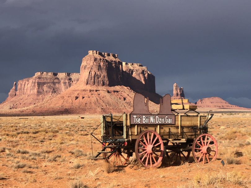 The landscape is dramatic in Monument Valley, Utah. (Leslie Kelly)