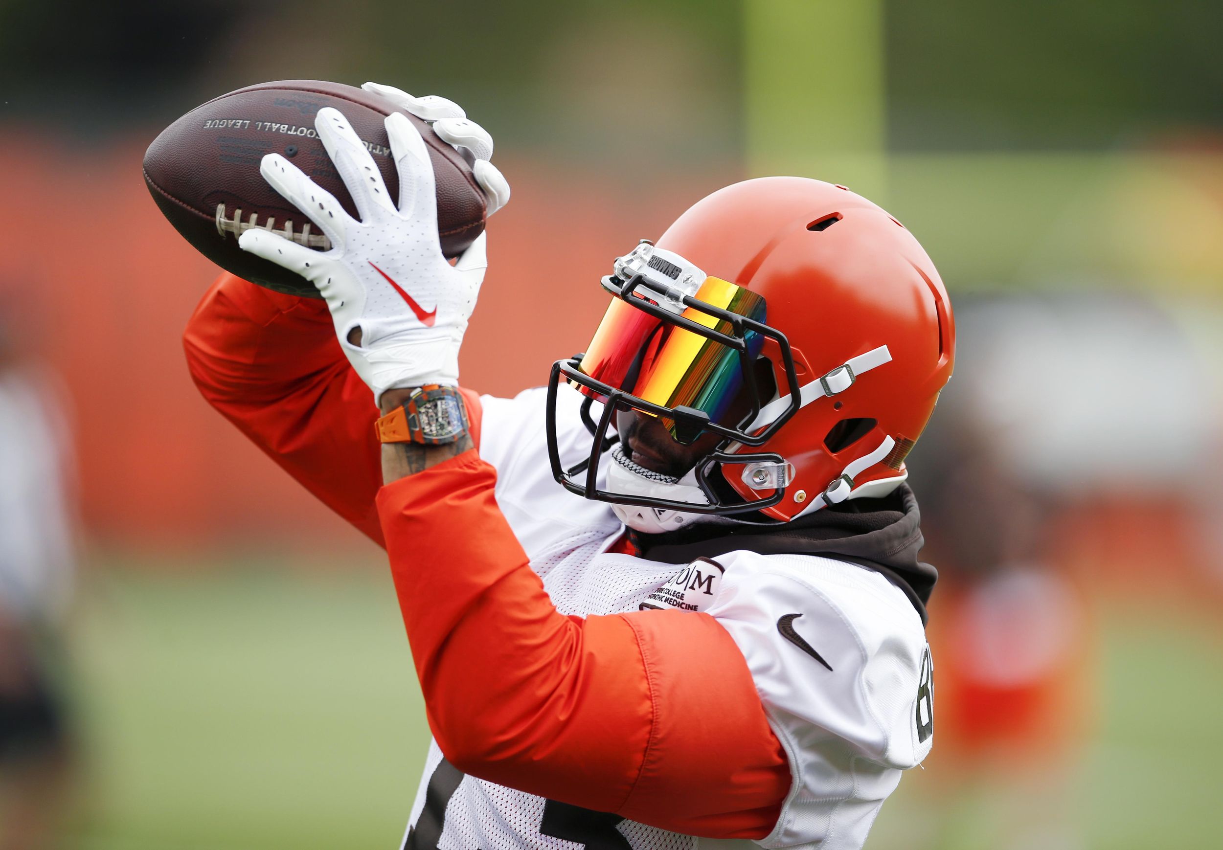 All eyes on OBJ as Odell Beckham Jr. finally practices with Browns