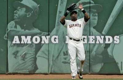 
San Francisco left fielder Barry Bonds may not be among this year's All-Stars. 
 (Associated Press / The Spokesman-Review)