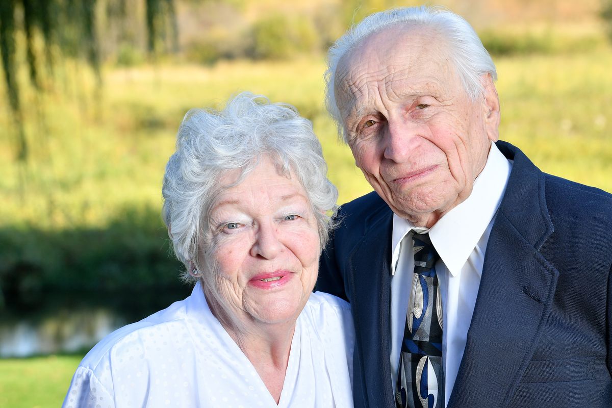 Lou and Donna Faiman, of Chattaroy, recently celebrated their 66th wedding anniversary.  (Tyler Tjomsland/The Spokesman-Review)